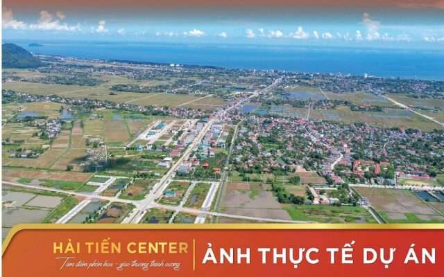 Hình ảnh thực tế phân khu Hải Tiến Center thuộc KĐT LightLand Hải Tiến