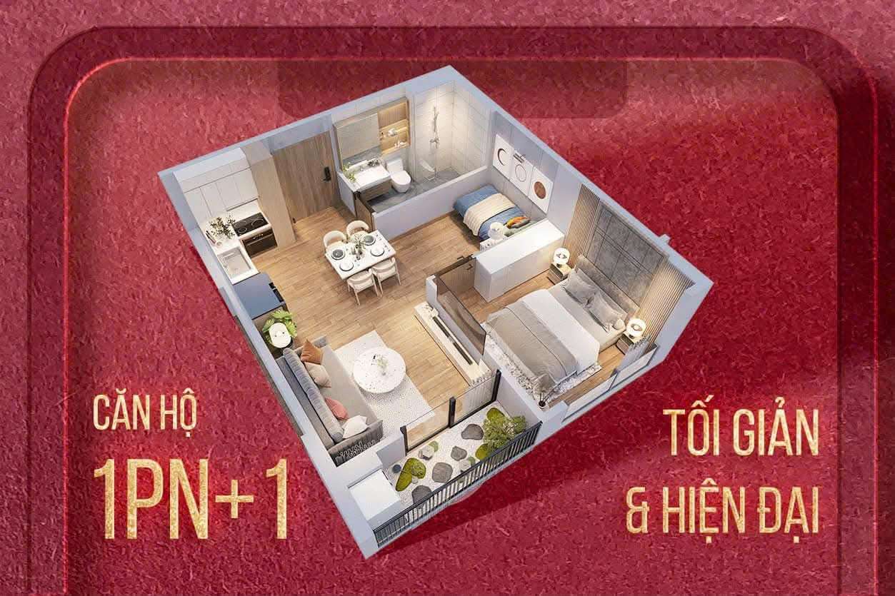 căn hộ 1Pn+1 the kyoto vinhomes thanh hóa